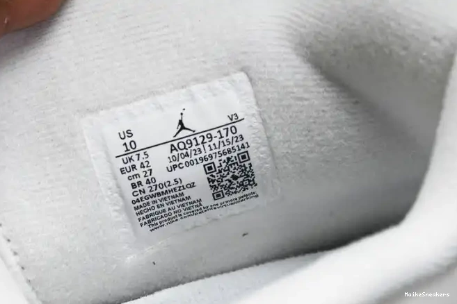 MaikeSneakers Gold Metallic Jordan 4 Retro AQ9129-170 0426